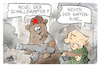 Cartoon: Putins Waffenruhe (small) by Kostas Koufogiorgos tagged karikatur,koufogiorgos,putin,waffenruhe,bär,waffe,schalldämpfer,krieg