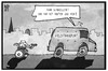 Cartoon: RAF (small) by Kostas Koufogiorgos tagged karikatur,koufogiorgos,cartoon,illustration,raf,rentner,senior,überfall,raub,geldtransporter,terrorist,dieb,geld