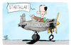 Cartoon: Reformbereit (small) by Kostas Koufogiorgos tagged karikatur,koufogiorgos,reformen,flugzeug,merz,starklar