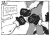 Cartoon: Regierungskrise (small) by Kostas Koufogiorgos tagged karikatur,cartoon,illustration,koufogiorgos,groko,boxen,streit,regierungskrise,hand,handschlag,edathy,politik,regierung,spd,cdu,csu,koalition