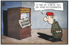 Cartoon: Rüstungsmängel (small) by Kostas Koufogiorgos tagged karikatur,koufogiorgos,illustration,cartoon,bundeswehr,soldat,kaffee,automat,rüstung,rüstungsmängel,militär,ausrüstung,armee,politik