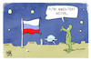 Cartoon: Russland annektiert (small) by Kostas Koufogiorgos tagged karikatur,koufogiorgos,putin,annexion,russland,alien,weltall