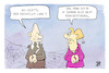 Cartoon: Scholz und Merkel (small) by Kostas Koufogiorgos tagged karikatur,koufogiorgos,illustration,cartoon,scholz,merkel,richtung,kanzler