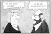 Cartoon: Schulz und Trump (small) by Kostas Koufogiorgos tagged karikatur,koufogiorgos,illustration,cartoon,trump,rassismus,schulz,spd,luege,politiker,usa,präsident,partei,sozialdemokrat