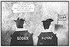 Cartoon: Söder und Kovac (small) by Kostas Koufogiorgos tagged karikatur,koufogiorgos,illustration,cartoon,bayern,münchen,fussball,trainer,söder,wahl,sport,politik,job,landtagswahl