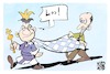 Cartoon: Söder wird wiedergewählt (small) by Kostas Koufogiorgos tagged karikatur,koufogiorgos,söder,bayern,münchen,könig