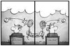 Cartoon: Spionageaffäre (small) by Kostas Koufogiorgos tagged karikatur,koufogiorgos,illustration,cartoon,spionage,kanzleramt,nsa,bnd,nachrichtendienst,geheimdienst,spiel,ball,politik,usa,unwissenheit