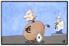 Cartoon: Steuereinnahmen (small) by Kostas Koufogiorgos tagged karikatur,koufogiorgos,illustration,cartoon,schäuble,steuereinnahmen,deutschland,geld,finanzminister,haushalt,steuern