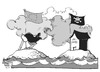 Cartoon: Steuerhinterziehung (small) by Kostas Koufogiorgos tagged steuerhinterziehung,eu,gipfel,europa,piraten,offshore,steuern,geld,karikatur,koufogiorgos