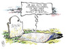 Cartoon: Stuttgart 21 (small) by Kostas Koufogiorgos tagged stuttgart,21,bahn,aufsichtsrat,beerdigung,grab,juchtenkäfer,bahnhof,karikatur,kostas,koufogiorgos