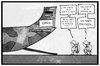Cartoon: Syrien-Einsatz (small) by Kostas Koufogiorgos tagged karikatur,koufogiorgos,illustration,cartoon,syrien,bundeswehr,afghanistan,transall,flugzeug,einsatz,krieg,konflikt