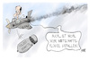 Cartoon: Teilzeit-Debatte (small) by Kostas Koufogiorgos tagged karikatur,koufogiorgos,teilzeit,union,cdu,wirtschaftsfluegel,flugzeug,merz,bombe