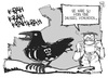 Cartoon: Telekom (small) by Kostas Koufogiorgos tagged drosselkom,telekom,internet,tarif,krähe,karikatur,wirtschaft,koufogiorgos
