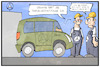Cartoon: Terror-Diesel (small) by Kostas Koufogiorgos tagged karikatur,koufogiorgos,illustration,cartoon,erdogan,diesel,tuerkei,daimler,mercedes,auto,wirtschaft,terrorismus
