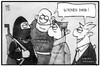 Cartoon: Terrorismus (small) by Kostas Koufogiorgos tagged karikatur,koufogiorgos,illustration,cartoon,terrorismus,terrorist,is,afd,pegida,hilfe,dank,unterstützung