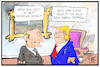 Cartoon: Trump trifft den Hochadel (small) by Kostas Koufogiorgos tagged karikatur,koufogiorgos,illustration,cartoon,trump,zar,queen,treffen,helsinki,gipfel,adel,russland,usa