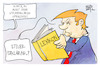Cartoon: Trumps Steuer (small) by Kostas Koufogiorgos tagged karikatur,koufogiorgos,trump,steuern,lexikon,fremdwort,usa