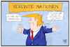 Cartoon: Trumps Tote (small) by Kostas Koufogiorgos tagged karikatur,koufogiorgos,illustration,cartoon,trump,tote,un,sicherheitsrat,vereinte,nationen,witz,missverständnis,usa,lachen,humor