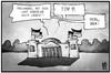 Cartoon: TTIP und  NSA (small) by Kostas Koufogiorgos tagged karikatur,koufogiorgos,illustration,cartoon,ttip,nsa,usa,reichstag,bundestag,freihandelsabkommen,zusammenarbeit,kooperation,politik,wirtschaft