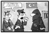 Cartoon: Türkei (small) by Kostas Koufogiorgos tagged karikatur,koufogiorgos,illustration,cartoon,tuerkei,putschist,gefangener,terrorist,polizei,polizist,is,gefängnis,haft,entlassung
