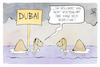 Cartoon: Überschwemmung in Dubai (small) by Kostas Koufogiorgos tagged karikatur,koufogiorgos,dubai,wüste,überschwemmung,regen,kamel,wüstenschiff