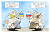 Cartoon: Ukraine-Russland (small) by Kostas Koufogiorgos tagged karikatur,koufogiorgos,ukraine,russland,krieg,flüchtling,sieger,verlierer