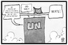 Cartoon: UN-Vollversammlung (small) by Kostas Koufogiorgos tagged karikatur,koufogiorgos,illustration,cartoon,un,vereinte,nationen,united,nation,krieg,flüchtlingspolitik,treffen,vollversammlung,politik
