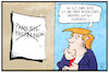 Cartoon: US-Asylpolitik (small) by Kostas Koufogiorgos tagged karikatur,koufogiorgos,illustration,cartoon,trump,usa,asylpolitik,familien,trennung,kinder,dekret,rückzug,rücknahme