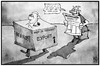Cartoon: Waffen-Exporte (small) by Kostas Koufogiorgos tagged karikatur,koufogiorgos,illustration,cartoon,waffen,export,karton,salafist,extremist,fundamentalist,nahost,konflikt,politik