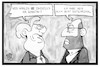 Cartoon: Wahlentscheidung (small) by Kostas Koufogiorgos tagged karikatur,koufogiorgos,illustration,cartoon,merkel,schulz,wahl,bundestagswahl,entscheidung,unentschieden,politik,kanzlerkandidat,spd,cdu,demokratie,waehler