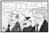 Cartoon: Welt-Anführer (small) by Kostas Koufogiorgos tagged karikatur,koufogiorgos,illustration,cartoon,erdogan,kim,jong,un,trump,usa,tuerkei,nordkorea,bombardierung,verhaftung,unentschlossen