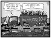 Cartoon: WM-Feier (small) by Kostas Koufogiorgos tagged karikatur,koufogiorgos,illustration,cartoon,weltmeisterschaft,wm,fußball,dfb,team,emfang,feier,stau,sport