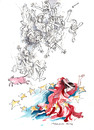 Cartoon: Greece 2010 (small) by Marlene Pohle tagged greece,today
