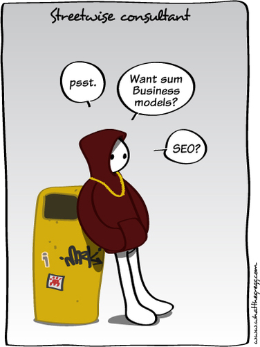 Cartoon: Streetwise consultant (medium) by Gregg from GriDD tagged street,consultant,homeboy,seo