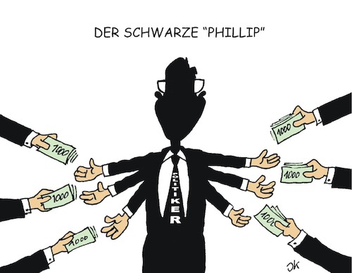 Cartoon: Der schwarze Phillip (medium) by JotKa tagged politiker,politik,parteien,lobbyismus,lobbyisten,bestechung,korruption,vorteilsnahme,wahler,skandale,philipp,amthor,politiker,politik,parteien,lobbyismus,lobbyisten,bestechung,korruption,vorteilsnahme,wahler,skandale,philipp,amthor