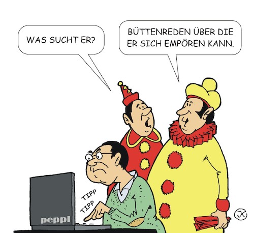 Cartoon: Empörer (medium) by JotKa tagged karneval,fasching,jecken,büttenreden,feste,moralisten,empörungsgesellschaft,politiker,minderheiten,humor,humorlos,bevormundung,karneval,fasching,jecken,büttenreden,feste,moralisten,empörungsgesellschaft,politiker,minderheiten,humor,humorlos,bevormundung