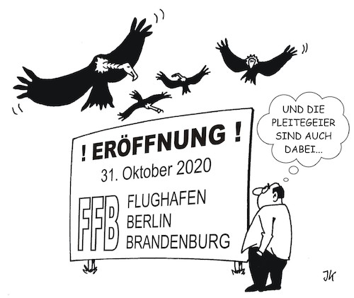 Cartoon: Eröffnung (medium) by JotKa tagged fkughafen,berlin,brandenburg,ber,politiker,pleiten,steuergelder,insolvenz,steuerzahler,luftverkehr,fkughafen,berlin,brandenburg,ber,politiker,pleiten,steuergelder,insolvenz,steuerzahler,luftverkehr