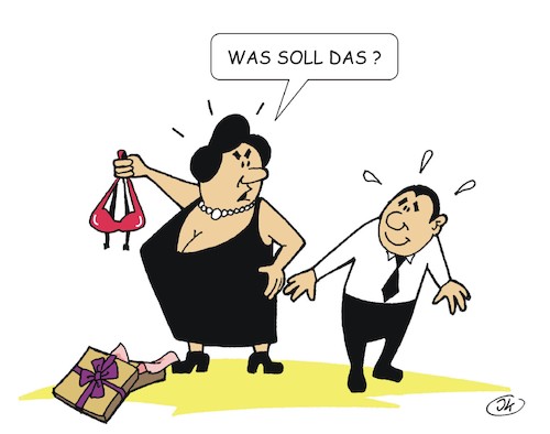 Cartoon: Geschenke (medium) by JotKa tagged otto,geschenke,er,sie,ehe,beziehungen,mann,frau,liebe,stress,dessous,erotik,missverständnisse,geschenke,er,sie,ehe,beziehungen,mann,frau,liebe,stress,dessous,erotik,missverständnisse