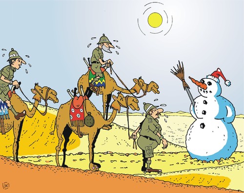 Cartoon: Schneemann Snowman (medium) by JotKa tagged schneemann,schnee,eis,wüste,sand,sonne,hitze,trockenheit,illusionen,winter,sommer,expedition,forscher,kamele,dünen,afrika,snowman,ice,desert,suns,heat,drought,illusions,summer,explorer,camels,dunes,africa,schneemann,schnee,eis,wüste,sand,sonne,hitze,trockenheit,illusionen,winter,sommer,expedition,forscher,kamele,dünen,afrika,snowman,ice,desert,suns,heat,drought,illusions