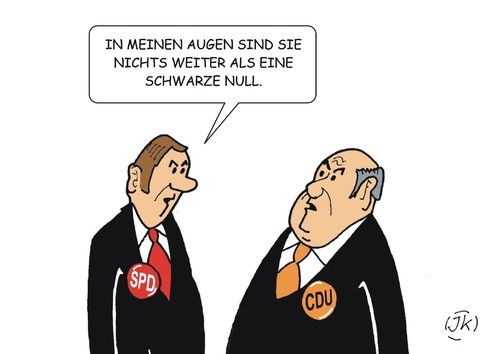 Cartoon: Schwarze Null (medium) by JotKa tagged schwarze,null,politiker,parteien,sprichwörter,schwarze,null,politiker,parteien,sprichwörter