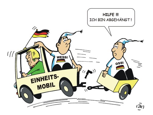 Cartoon: Tag der Deutschen Einheit (medium) by JotKa tagged deutsche,einheit,einheitsfeier,dresden,wiedervereinigung,wende,mauer,mauerfall,wirtschaft,soziales,wessi,ossi,merkel,pegida,arbeitslosigkeit,flüchtlinge,afd,deutsche,einheit,einheitsfeier,dresden,wiedervereinigung,wende,mauer,mauerfall,wirtschaft,soziales,wessi,ossi,merkel,pegida,arbeitslosigkeit,flüchtlinge,afd