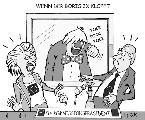 Wenn der Boris 3x klopft