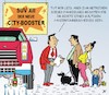 Cartoon: Auf der IAA (small) by JotKa tagged iaa automobilausstellung suv verbot automobile panzer panzerführerschein führerschein handel verkauf messen austellungen