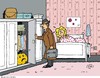 Cartoon: Bald ist Halloween (small) by JotKa tagged halloween,kürbis,mann,frau,bett,schrank,liebhaber,überraschung,schreck,peilnlich,liebe,sex,erotik