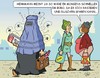 Cartoon: Die Burka für den Mann (small) by JotKa tagged männer,frauen,kleidung,businessdress,büro,burka,rasieren,duschen,arbeit,arbeitsplatz,zeit,zeitung,fliegen