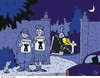Cartoon: Erwache (small) by JotKa tagged halloween geister friedhof gräber mondschein religion angst grauen schrecken science fiction hund zeitung mahnung sekten grabstein tote