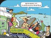 Cartoon: Flugangst (small) by JotKa tagged urlaub,reisen,fliegen,flugangst,konstukteur,flugzeug,panik,experte,insel,fallschirm,rettungsring,schwimmhilfe