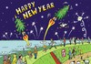 Cartoon: Happy New Year (small) by JotKa tagged neujahr newyear silvester böller raketen feier party feiertage holidays feuerwerk tannenbaum weihnachten fohes neues jahr jahreswechsel 2015 2016happy new year