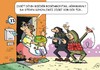 Cartoon: Islamistische Bedrohung (small) by JotKa tagged islamisten,dschihadisten,salafisten,karnevalisten,köln,rosenmontag,jecken,narrren,kostüme,terror,bedrohung,pegida,nopegida,politiker,volk,bürger,wutbürger