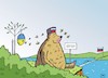 Cartoon: Kertsch (small) by JotKa tagged kertsch,krim,ukraine,russland,poroschenko,putin,krise,marine,spionage